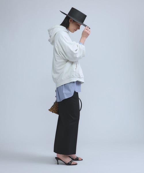 Chaos(カオス)の「Chaos(カオス)/◇REMI RELIEF◇別注ロゴフーディー(スウェット・レディース・ネイビー系/ホワイト・FREE)」の10枚目の写真