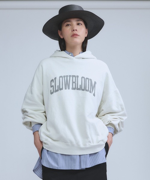 Chaos(カオス)の「Chaos(カオス)/◇REMI RELIEF◇別注ロゴフーディー(スウェット・レディース・ネイビー系/ホワイト・FREE)」の12枚目の写真