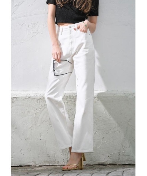 【新品タグ付】LUDICRUM LD Semiwide denim セール】LD Semiwide denim（デニムパンツ）｜LUDICRUM（ルーディ