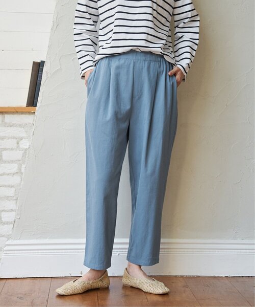 LBC（エルビーシー）の「コットンゆるテーパードパンツ（その他パンツ・レディース・ブルー系その他/オフホワイト/ベージュ/ブラック・M/L）」の18枚目の写真