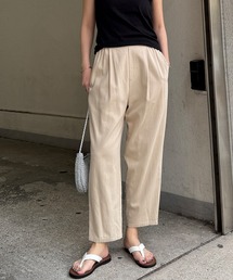 コットンゆるテーパードパンツ