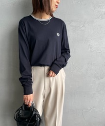 [FRED PERRY/フレッドペリー] ツインティップライン ロングスリーブTシャツ M9602