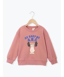 Samansa Mos2 Lagom（サマンサモスモスラーゴム）の「クマプリントトレーナー（Tシャツ/カットソー）」