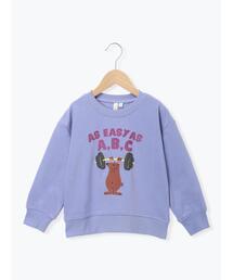 Samansa Mos2 Lagom（サマンサモスモスラーゴム）の「クマプリントトレーナー（Tシャツ/カットソー）」