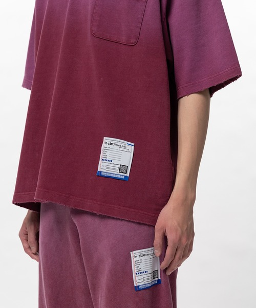 In・stru(men-tal).（インストルメンタル）の「Sun Faded Like Distressed Pocket T-shirt（Tシャツ/カットソー・メンズ・ネイビー/ブラック・44/46/48/50）」の17枚目の写真