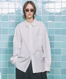 MAISON SPECIAL | 《UNISEX》120/2 Suvin Cotton Typewriter Prime-Over Shirt/スビンコットンタイプライタープライムオーバーシャツ【MAISON SPECIAL/メゾンスペシャル】(シャツ/ブラウス)