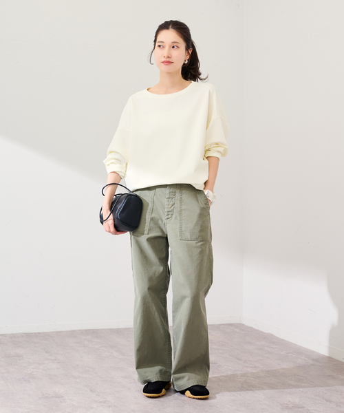 FRAMeWORK(フレームワーク)の「MOHI/モヒ SUEDEポリエステルコンビネーションスニーカー(スニーカー・レディース・ベージュ/ブラック・38/39/36/37)」の3枚目の写真