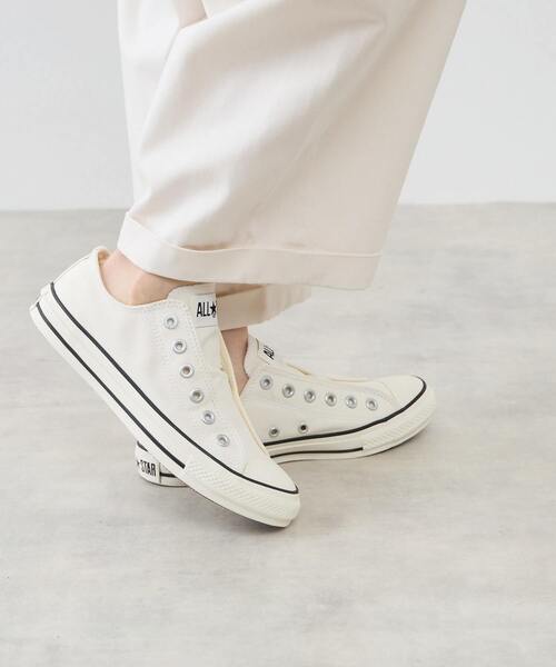 CONVERSE（コンバース）の「【CONVERSE/コンバース 】オールスター スリップ FE OX（スニーカー・レディース・ブラック/ホワイト・1/2/3/4）」の21枚目の写真