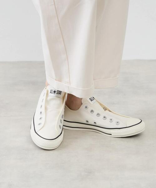 CONVERSE（コンバース）の「【CONVERSE/コンバース 】オールスター スリップ FE OX（スニーカー・レディース・ブラック/ホワイト・1/2/3/4）」の20枚目の写真