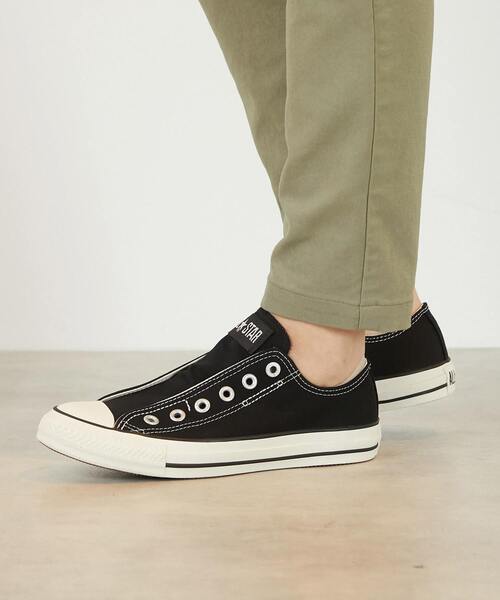 CONVERSE（コンバース）の「【CONVERSE/コンバース 】オールスター スリップ FE OX（スニーカー・レディース・ブラック/ホワイト・1/2/3/4）」の18枚目の写真