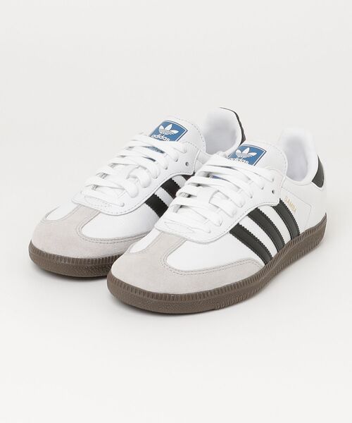 adidas(アディダス)の「adidas SAMBA OG アディダス サンバOG(スニーカー・メンズ・ホワイト×ブラック/ブラック・29cm/28.5cm/28cm/27.5cm/26.5cm/23.5cm/24.5cm/23cm/24cm/25cm/27cm)」の2枚目の写真