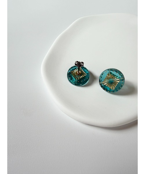 tone(トーン)の「【TOMEI LAB】アンティーク調 ラウンド ピアス(MA)(ピアス(両耳用)・レディース・ブラック/ブルー/レッド/ホワイト/その他・FREE)」の17枚目の写真