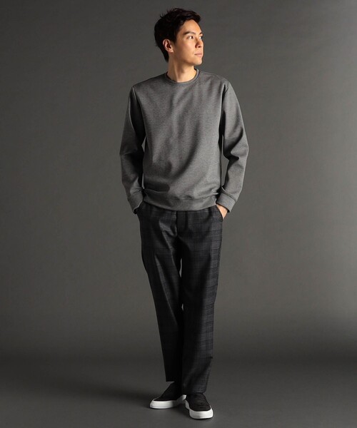 MONSIEUR NICOLE（ムッシュニコル）の「グレンチェック ワイドパンツ（その他パンツ・メンズ・ブラック/グレー・MEDIUM/LARGE/SMALL）」の13枚目の写真