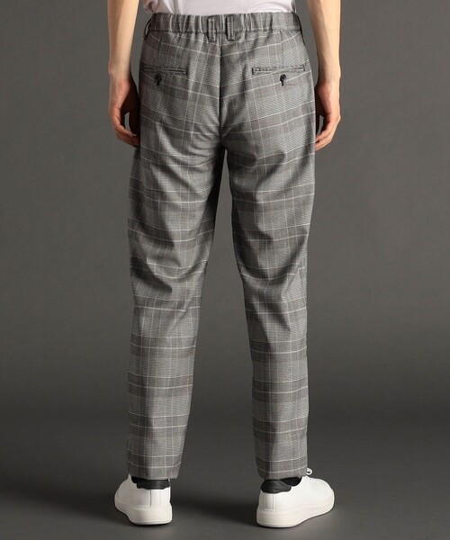 MONSIEUR NICOLE（ムッシュニコル）の「グレンチェック ワイドパンツ（その他パンツ・メンズ・ブラック/グレー・MEDIUM/LARGE/SMALL）」の3枚目の写真