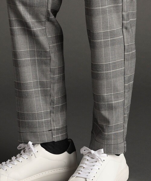 MONSIEUR NICOLE（ムッシュニコル）の「グレンチェック ワイドパンツ（その他パンツ・メンズ・ブラック/グレー・MEDIUM/LARGE/SMALL）」の8枚目の写真