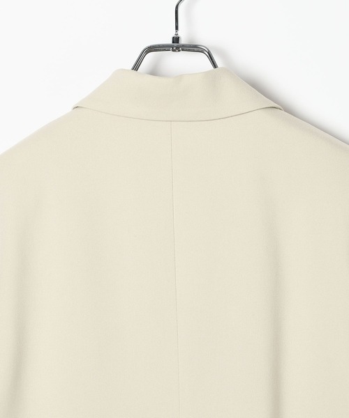 BAYFLOW（ベイフロー）の「【KARENさんコラボ】ジャケット（テーラードジャケット・レディース・グレイッシュベージュ/ネイビー・SMALL/MEDIUM）」の22枚目の写真