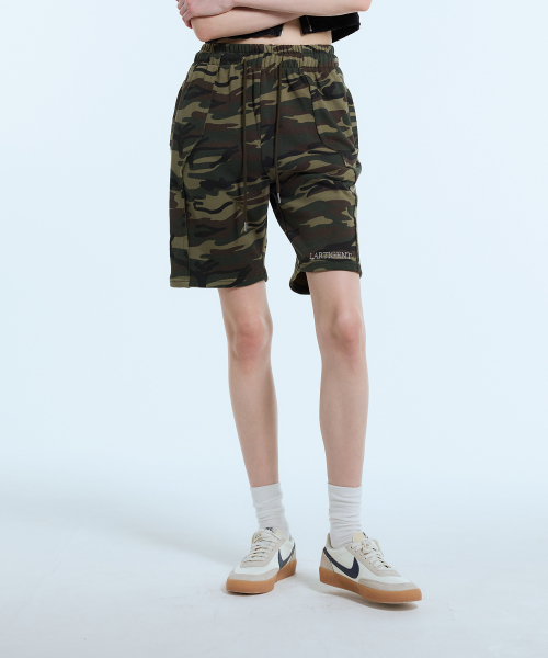 LARTIGENT(ラーティゼン)の「L11 CAMO LOGO SHORTS(KHAKI)(その他パンツ・レディース・その他・FREE)」の2枚目の写真