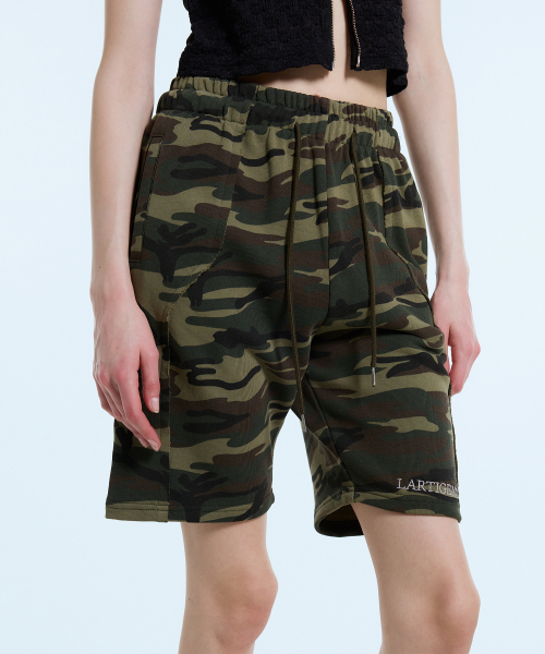 LARTIGENT(ラーティゼン)の「L11 CAMO LOGO SHORTS(KHAKI)(その他パンツ・レディース・その他・FREE)」の3枚目の写真