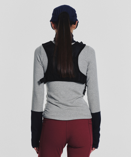 MENASOO(ミナス)の「Track Warmer Color Turtleneck T Shirt_Melange Gray(Tシャツ/カットソー・レディース・グレー・F)」の3枚目の写真