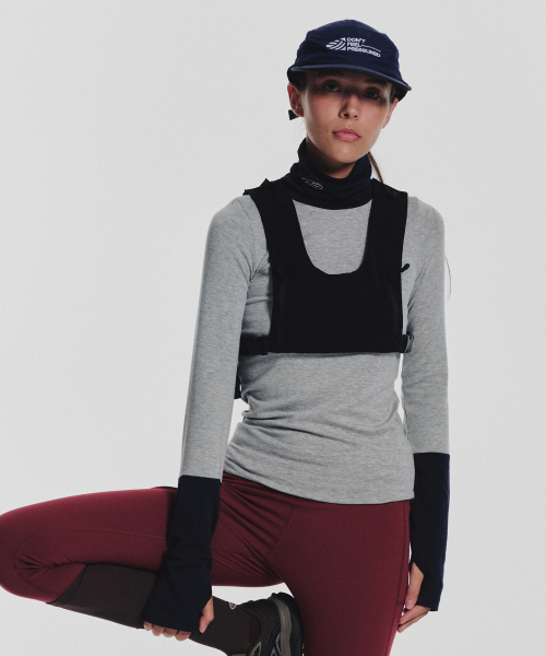 MENASOO(ミナス)の「Track Warmer Color Turtleneck T Shirt_Melange Gray(Tシャツ/カットソー・レディース・グレー・F)」の4枚目の写真