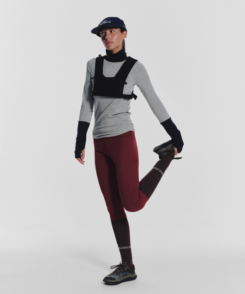 MENASOO(ミナス)の「Track Warmer Color Turtleneck T Shirt_Melange Gray(Tシャツ/カットソー・レディース・グレー・F)」の9枚目の写真