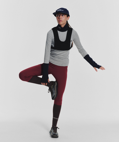 MENASOO(ミナス)の「Track Warmer Color Turtleneck T Shirt_Melange Gray(Tシャツ/カットソー・レディース・グレー・F)」の13枚目の写真
