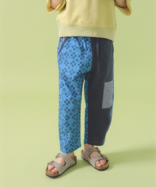 こども ビームス(コドモビームス)の「パッチワーク パンツ 2026SS(90~140cm)(その他パンツ・キッズ・ネイビー/イエロー・140/130/120/110/100/90)」の8枚目の写真