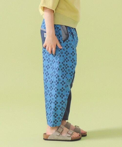こども ビームス(コドモビームス)の「パッチワーク パンツ 2026SS(90~140cm)(その他パンツ・キッズ・ネイビー/イエロー・140/130/120/110/100/90)」の10枚目の写真