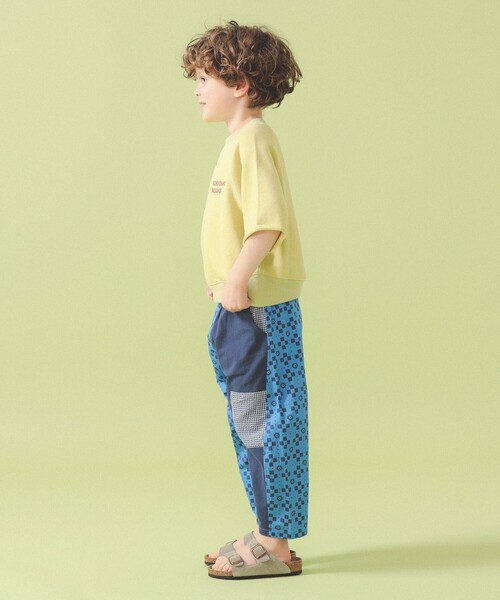 こども ビームス(コドモビームス)の「パッチワーク パンツ 2026SS(90~140cm)(その他パンツ・キッズ・ネイビー/イエロー・140/130/120/110/100/90)」の12枚目の写真