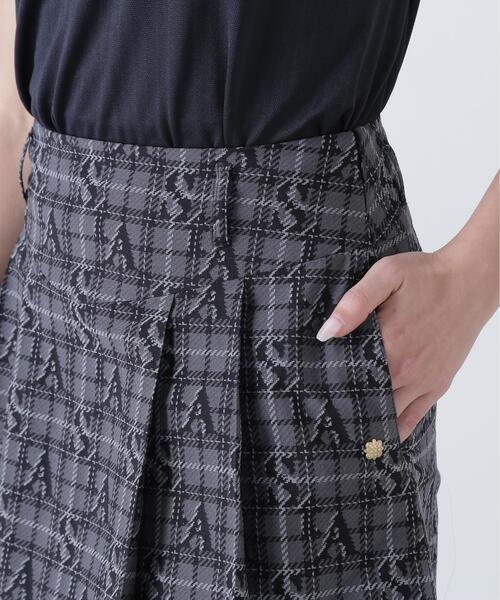 St ANDREWS(セントアンドリュース)の「【St ANDREWS】ロゴチェックジャガードスカート (WOMENS)(スカート・レディース・ブラック/ベージュ・M/SS/S/L)」の10枚目の写真