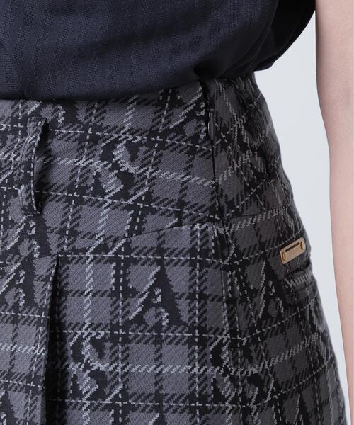 St ANDREWS(セントアンドリュース)の「【St ANDREWS】ロゴチェックジャガードスカート (WOMENS)(スカート・レディース・ブラック/ベージュ・M/SS/S/L)」の11枚目の写真