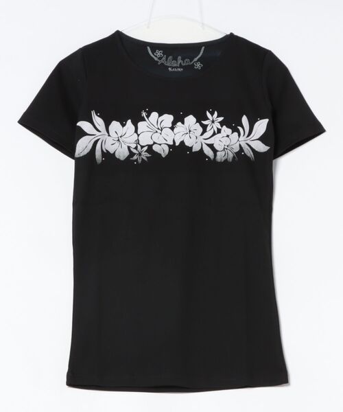 Kahiko(カヒコ)の「【Kahiko】エレエレフラTシャツ(Tシャツ/カットソー・レディース・ホワイト/ブラック・L/M)」の8枚目の写真