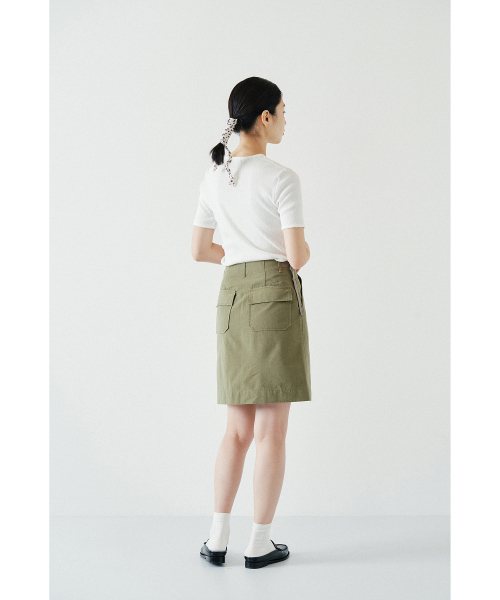 COTTON BELL（コットンベル）の「ミディサイドベルトスカート - カーキ（スカート・レディース・その他・SMALL/MEDIUM）」の11枚目の写真