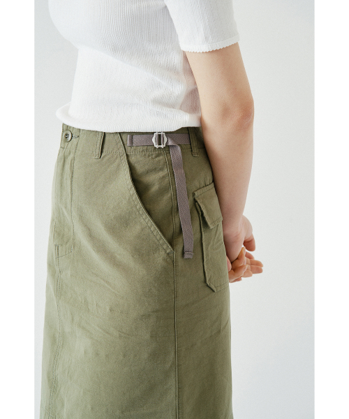 COTTON BELL（コットンベル）の「ミディサイドベルトスカート - カーキ（スカート・レディース・その他・SMALL/MEDIUM）」の12枚目の写真
