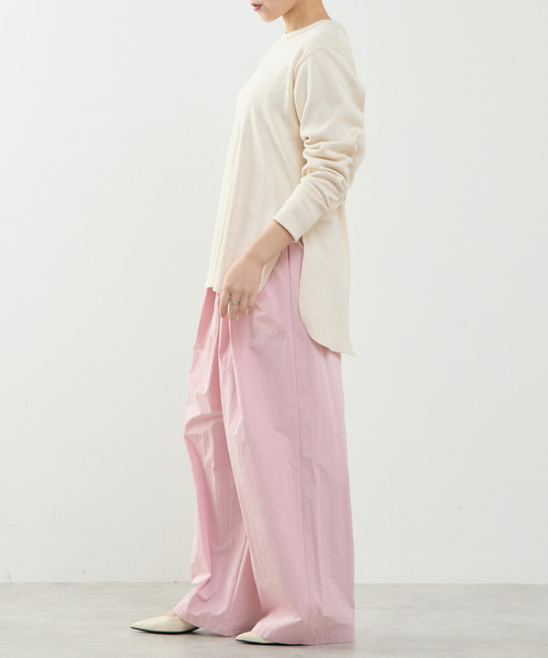 SOFFITTO（ソフィット）の「【A_/エース】タックギャザーパンツ（その他パンツ・レディース・ピンク/ブラック・S/M）」の8枚目の写真