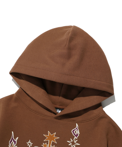 NICE GHOST CLUB(ナイスゴーストクラブ)の「HEAVEN SCULPTURE HOODIE_BROWN(NG2EFUM423A)(パーカー・レディース・ブラウン・S/M/L)」の6枚目の写真