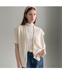 Lambswool knit vest