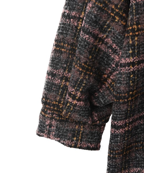 STYLE DELI(スタイルデリ)の「【BLK001】ビッグチェック柄シャツジャケット(シャツ/ブラウス・レディース・グリーン/ピンク・FREE)」の21枚目の写真