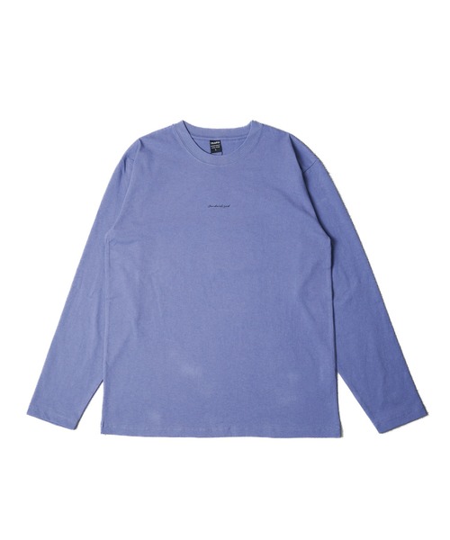 B.I.D.(ビーアイディー)の「《プリントロングスリーブTシャツ(メッセージプリント)》(Tシャツ/カットソー・メンズ・ホワイト/ブラック/ブルー系・MEDIUM/LARGE)」の3枚目の写真
