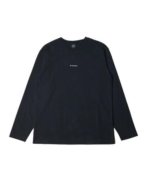 B.I.D.(ビーアイディー)の「《プリントロングスリーブTシャツ(メッセージプリント)》(Tシャツ/カットソー・メンズ・ホワイト/ブラック/ブルー系・MEDIUM/LARGE)」の2枚目の写真