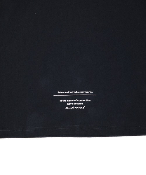 B.I.D.(ビーアイディー)の「《プリントロングスリーブTシャツ(メッセージプリント)》(Tシャツ/カットソー・メンズ・ホワイト/ブラック/ブルー系・MEDIUM/LARGE)」の5枚目の写真