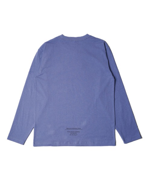 B.I.D.(ビーアイディー)の「《プリントロングスリーブTシャツ(メッセージプリント)》(Tシャツ/カットソー・メンズ・ホワイト/ブラック/ブルー系・MEDIUM/LARGE)」の11枚目の写真