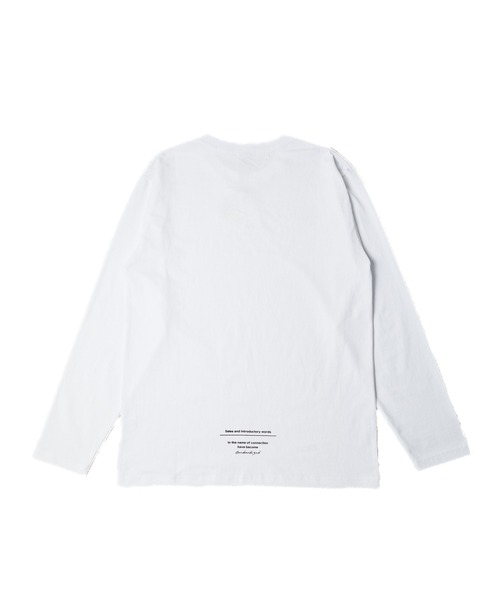B.I.D.(ビーアイディー)の「《プリントロングスリーブTシャツ(メッセージプリント)》(Tシャツ/カットソー・メンズ・ホワイト/ブラック/ブルー系・MEDIUM/LARGE)」の18枚目の写真