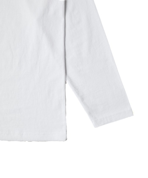 B.I.D.(ビーアイディー)の「《プリントロングスリーブTシャツ(メッセージプリント)》(Tシャツ/カットソー・メンズ・ホワイト/ブラック/ブルー系・MEDIUM/LARGE)」の21枚目の写真