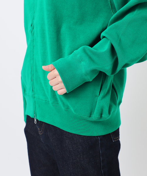 SLOBE IENA（スローブイエナ）の「ダブルZIPクルーネックカーディガン（カーディガン/ボレロ・レディース・ブラック/グリーン/ベージュ・FREE）」の8枚目の写真