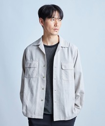 UNION STATION | リネンブレンドボードシャツブルゾン(ブルゾン)