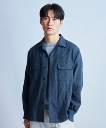 UNION STATION | リネンブレンドボードシャツブルゾン(ブルゾン)