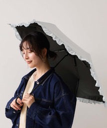 Wpc.（ダブリュピーシー）の「【WEB限定】【Wpc.】晴雨兼用・遮光クラシックフリル日傘 mini（折りたたみ傘）」