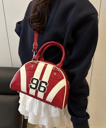 MEMECLE（メメクル）の「【 MEMECLE / メメクル 】2way ブロケットコア ナンバリング ボストン ショルダー バッグ（ボストンバッグ）」