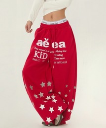 GEMEDA（ジェメダ）の「【26春新作】Y2Kスター ロゴスウェットワイドパンツ（スウェットパンツ）」